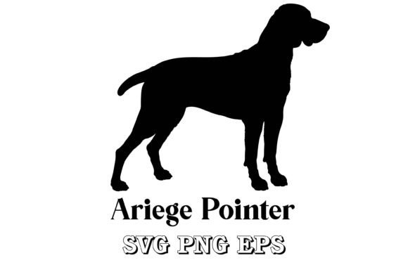 Ariege Pointer Dog Silhouette – A Design Review for Embroidery Pros