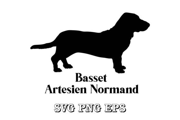 Basset Artesien Normand Dog Silhouette Review