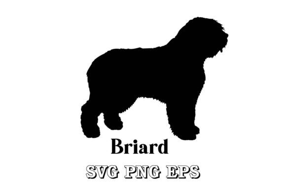 Briard Dog Silhouette: A Designer's Honest Take