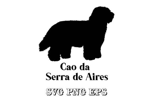 Cao Da Serra De Aires Dog Silhouette