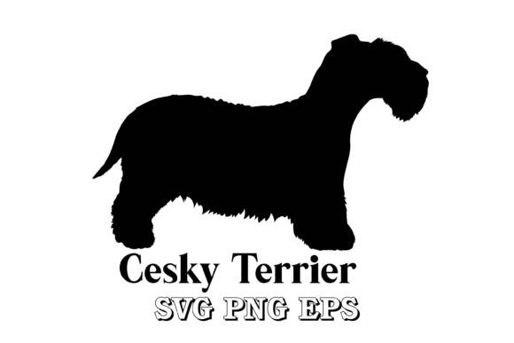 Cesky Terrier Dog Silhouette Breeds