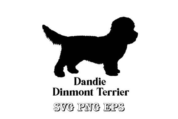 Dandie Dinmont Terrier Silhouette Vector Review
