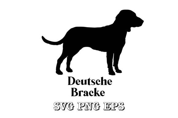 Deutsche Bracke Dog Silhouette