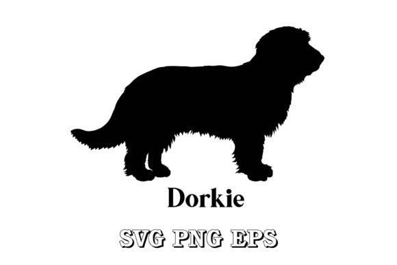 Dorkie Dog Silhouette Dog Breeds Vector Review