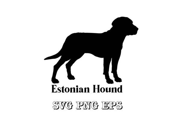 Estonian Hound Dog Silhouette: A Designer's Review