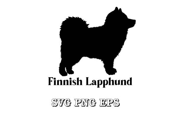 Finnish Lapphund Dog Silhouette – Design Review for Embroidery