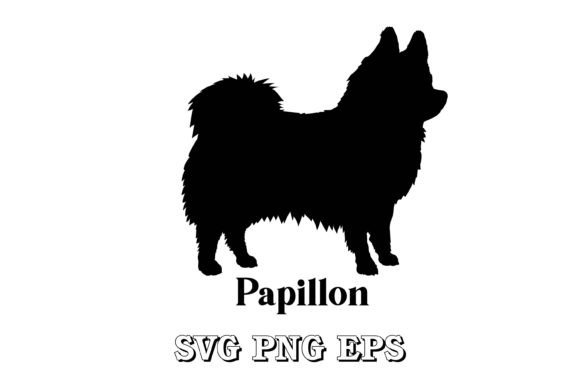Papillon Dog Silhouette Dog Breeds: A Designer's Review