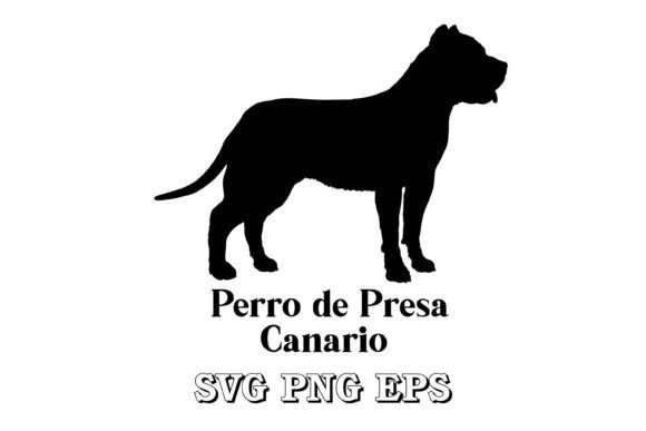 Perro De Presa Canario Dog Silhouette Review