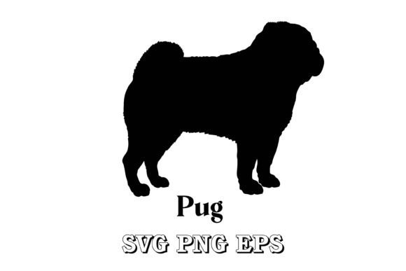 Pug Dog Silhouette Logo: An Embroidery Review