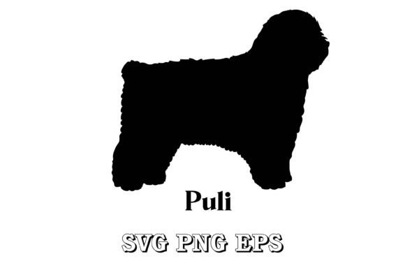 Puli Dog Silhouette Dog Breeds