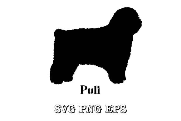 Puli Dog Silhouette Review for Embroidery Projects