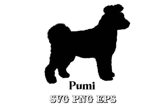Pumi Dog Silhouette Dog Breeds – Real World Embroidery Review