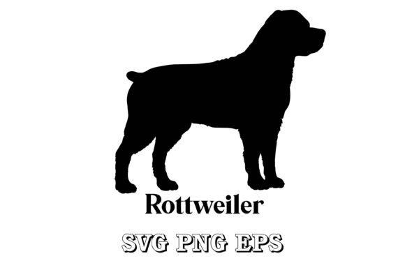 Rottweiler Dog Silhouette: A Designer's Review