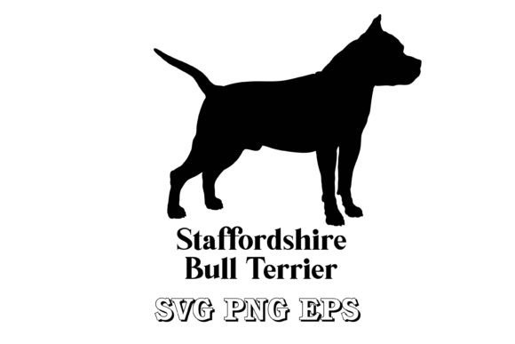 Staffordshire Bull Terrier Silhouette: A Designer's Review